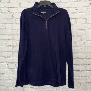 J Crew navy half zip pullover